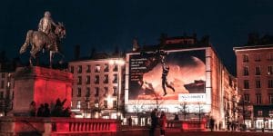 Publicité grand format ING Direct Bellecour Lyon