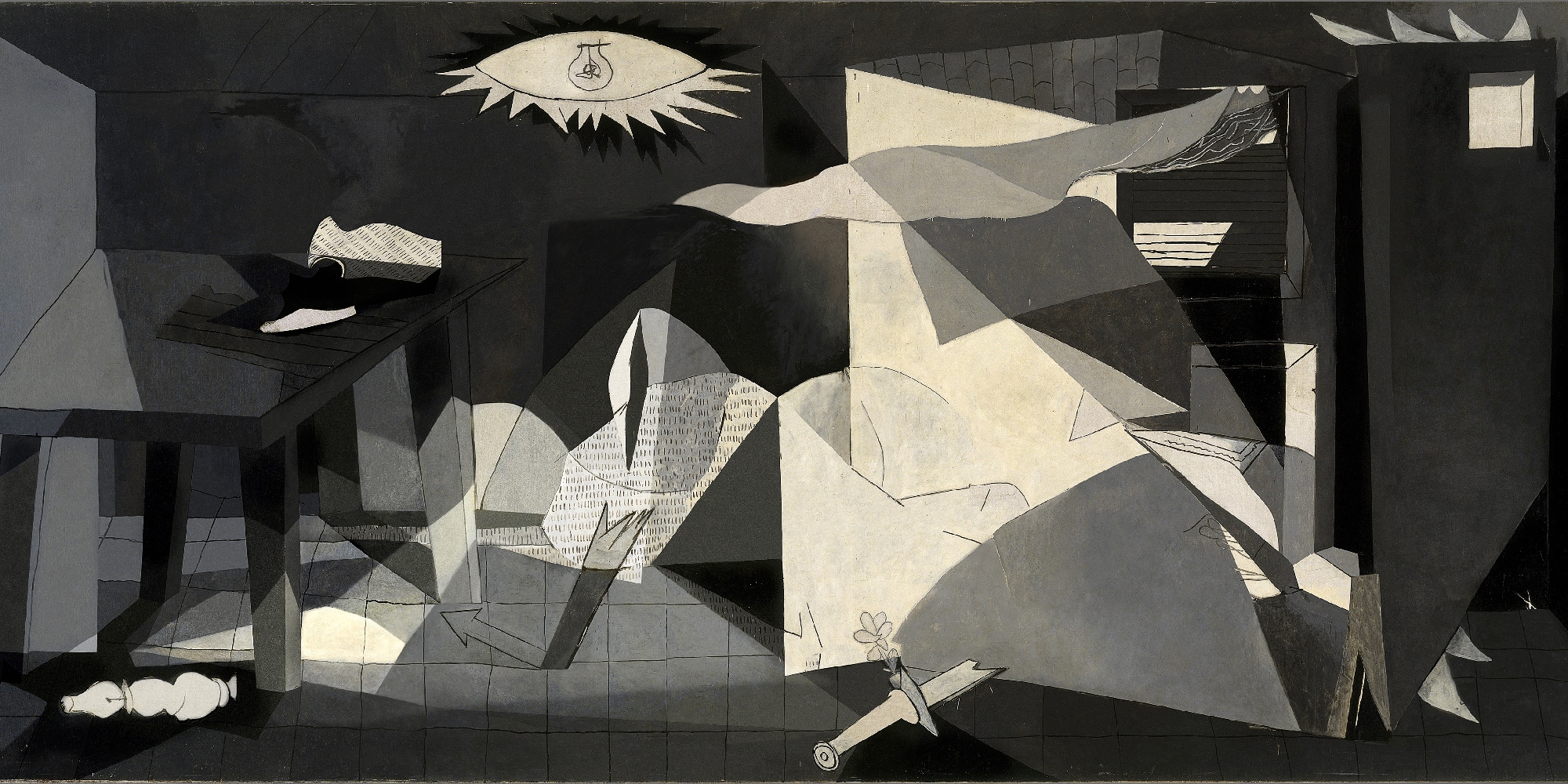 Le photographe José Manuel Ballester revisite le Guernica de Picasso, grâce à l'impression numérique.