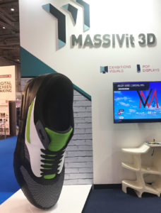 Impresssion 3D d'une chaussure par Massivit