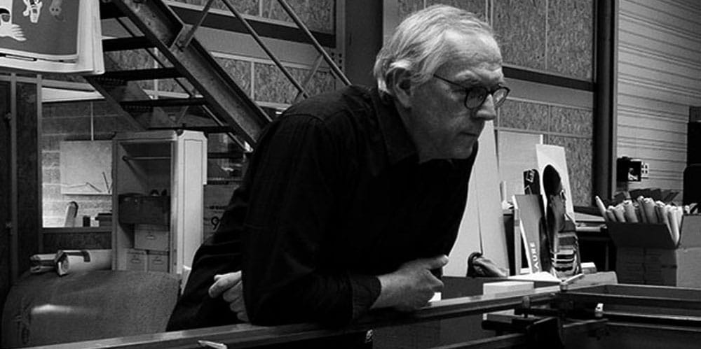 Jean-Yves Grandidier, fondateur de l’atelier de sérigraphie Lézard Graphique,