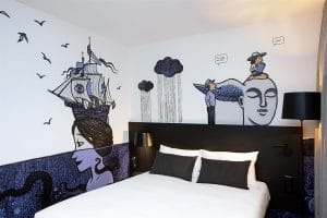 Décoration hôtel : décoration impression murale