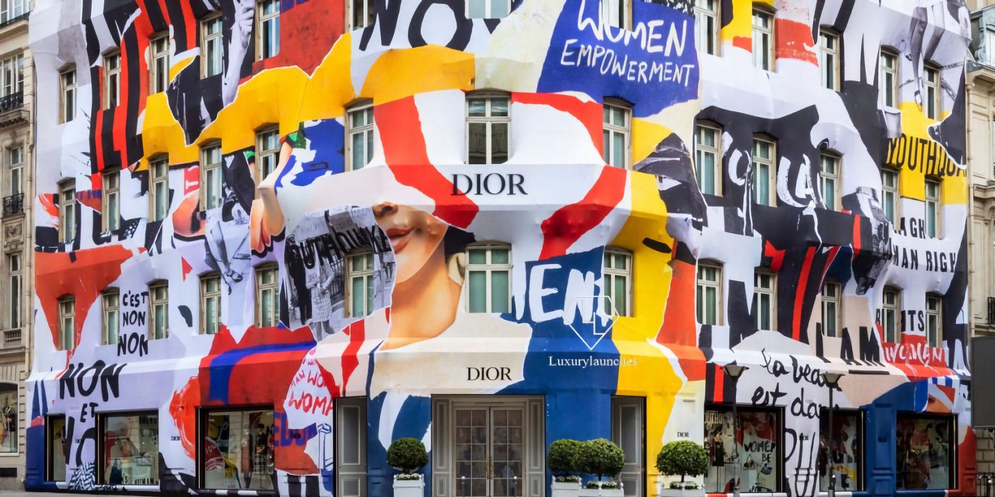 Dior avenue Montaigne women empowerment